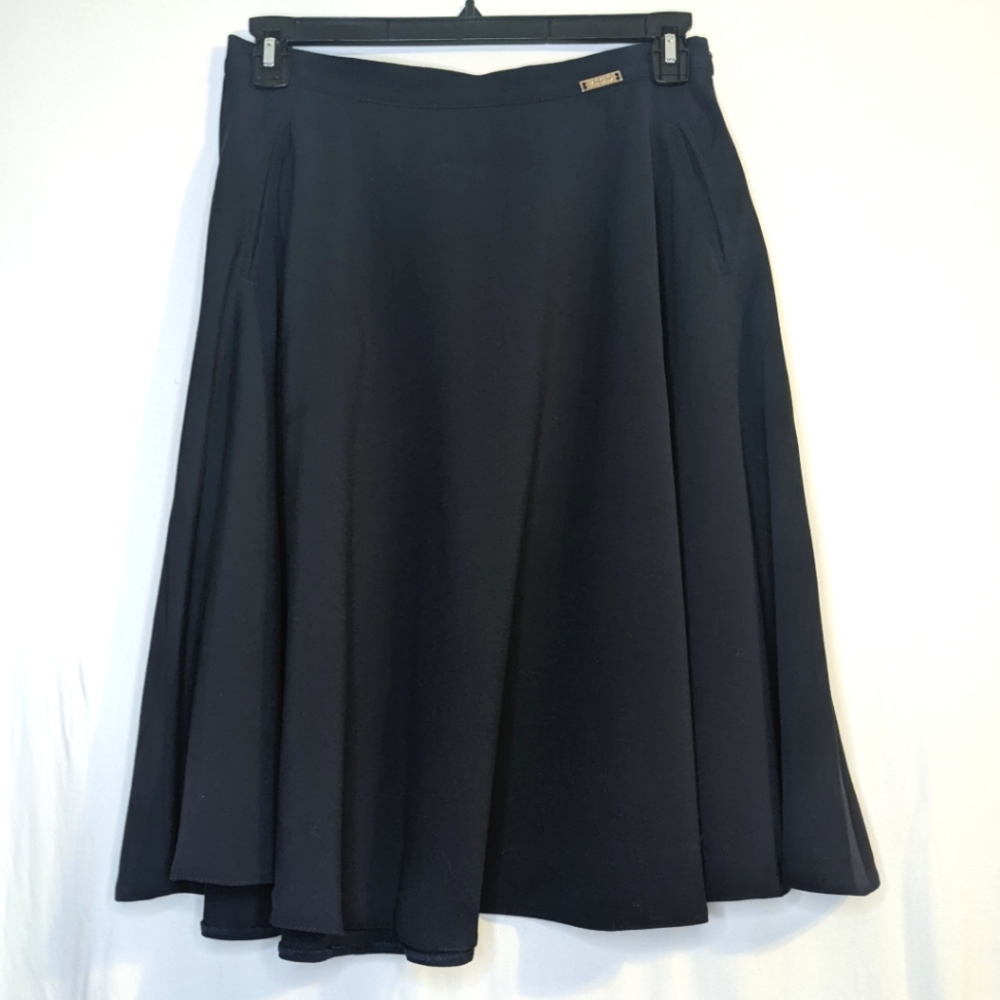 Stylish Navy Blue Circle Skirt